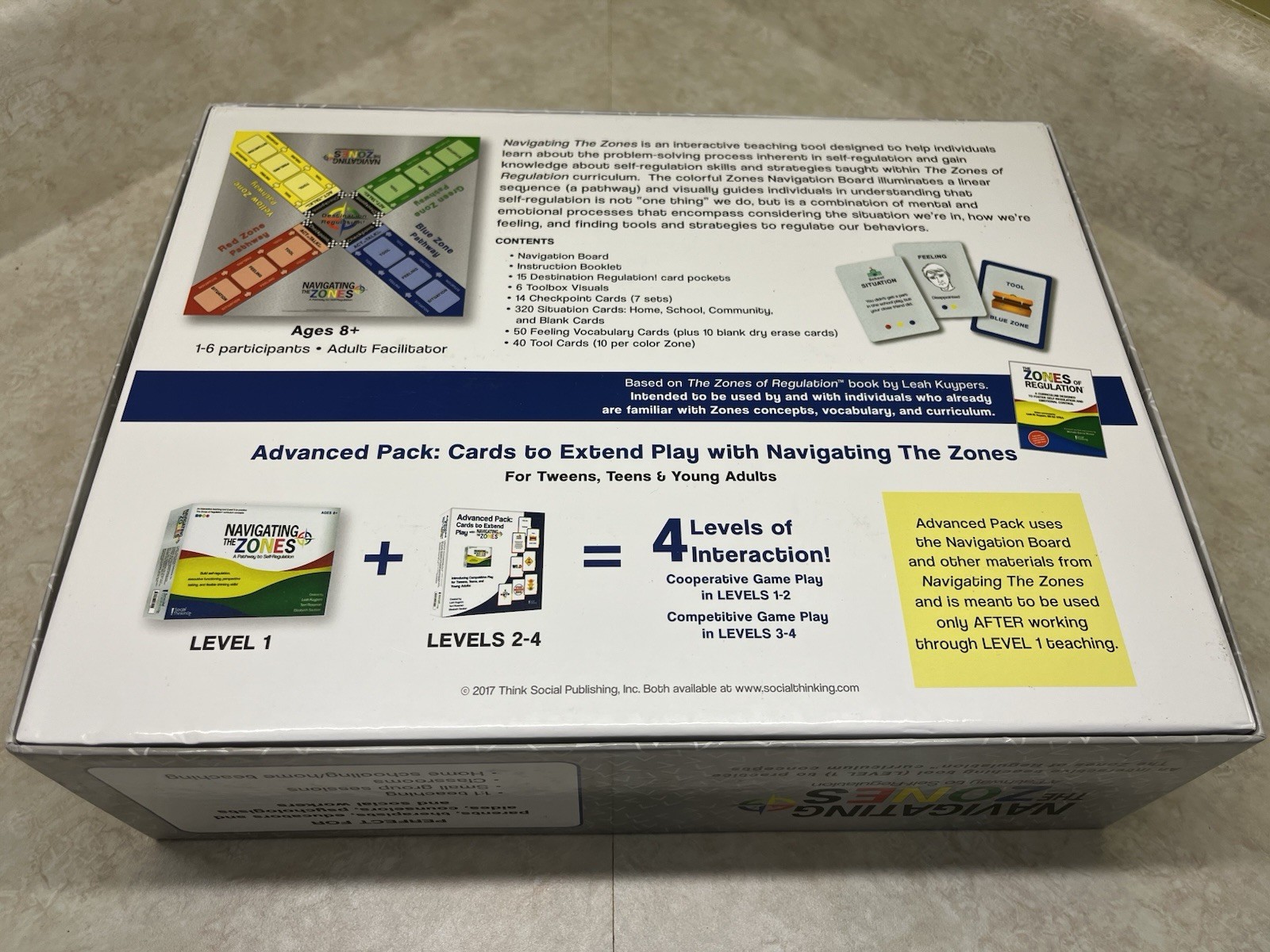 Navigating the Zones Pathway to Self Regulation Basic & Advanced New Open Box
