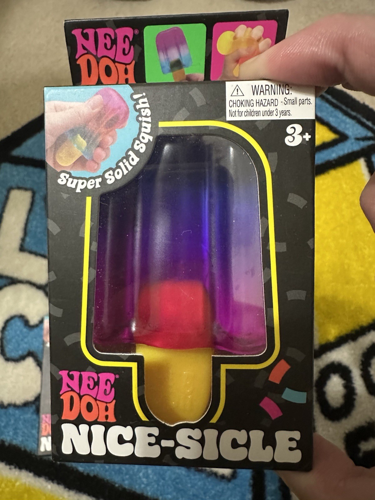 Authentic Nee Doh Schylling Needoh Nice-Sicle Squishy Toy Popsicle