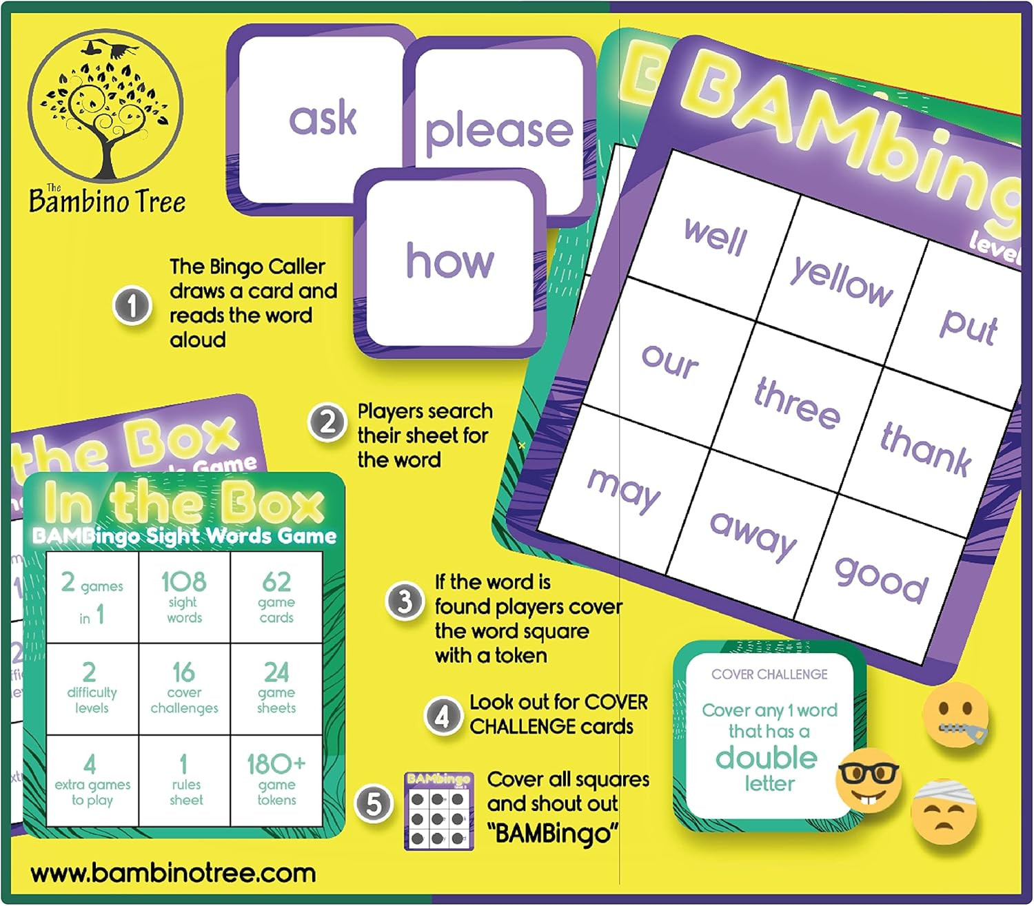 The Big Bambingo Bundle – Sight Words, Animals, Alphabet, Phonics and Math