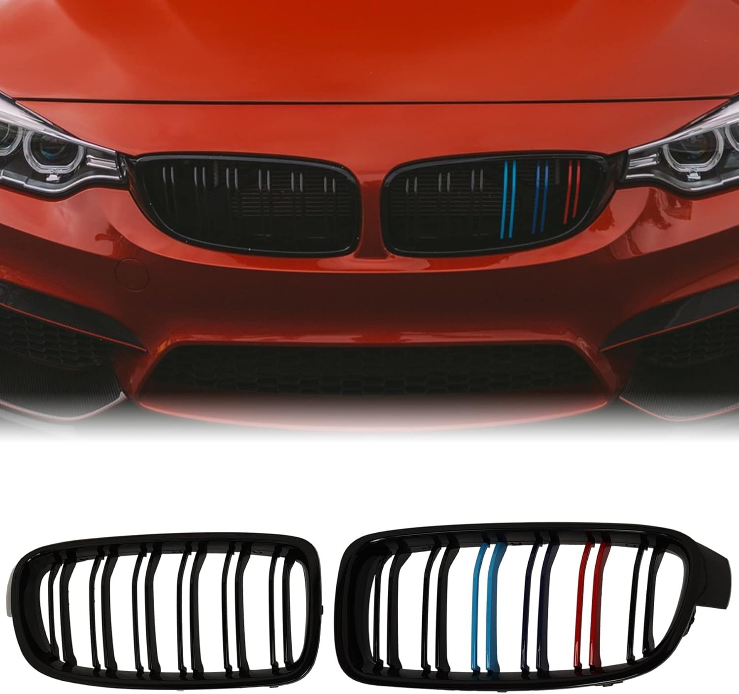 F30 Grille – Front Kidney Color Grill Compatible with BMW 3 series F30 F31 20…