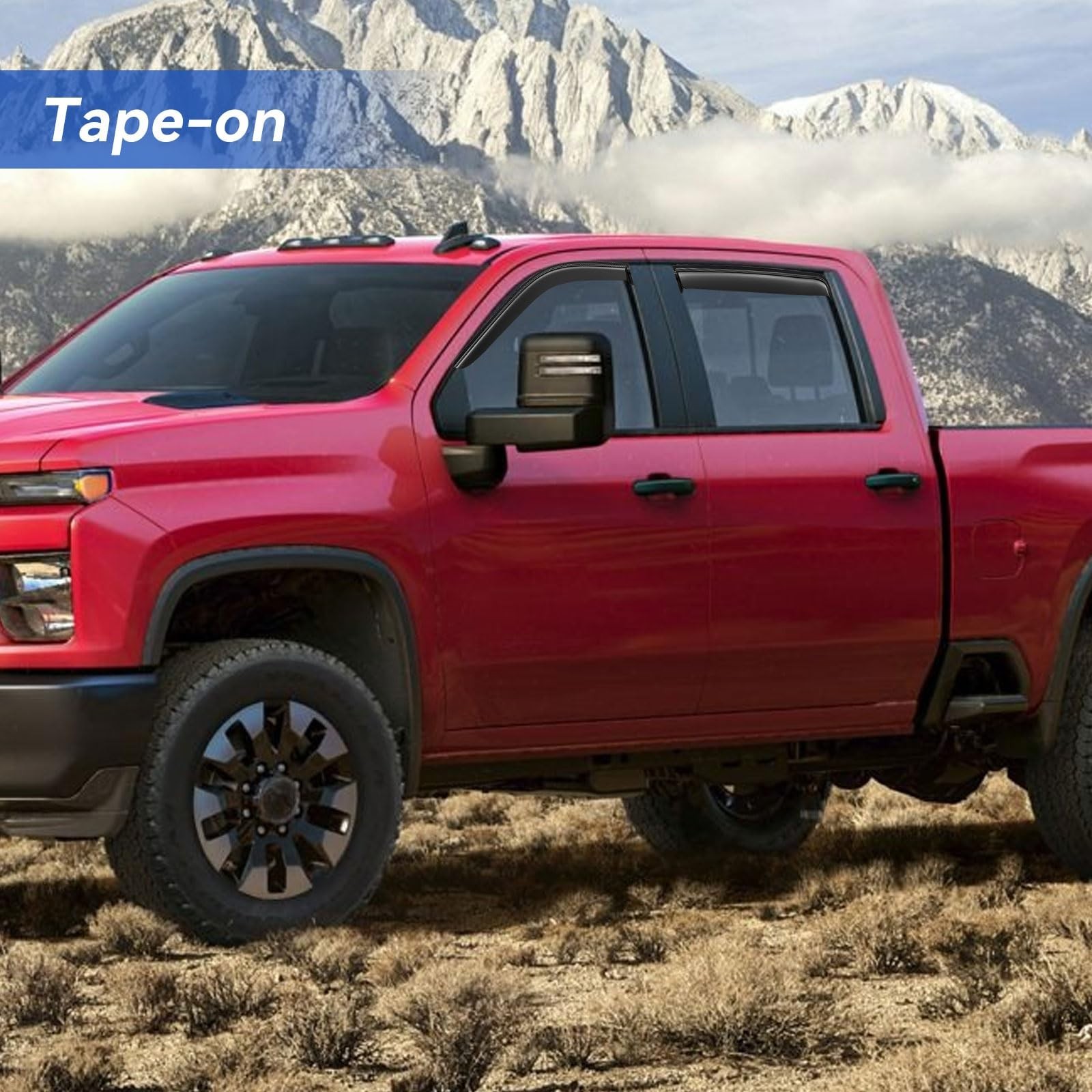 Window Visors Rain Guards for 2020-2026 Chevy Silverado/GMC Sierra 2500HD/350…