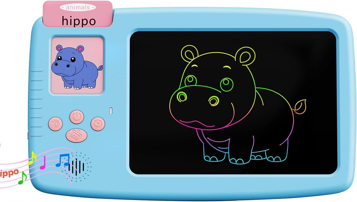 Talking Flash Cards Toddlers 2 in 1 LCD Writing Therapy