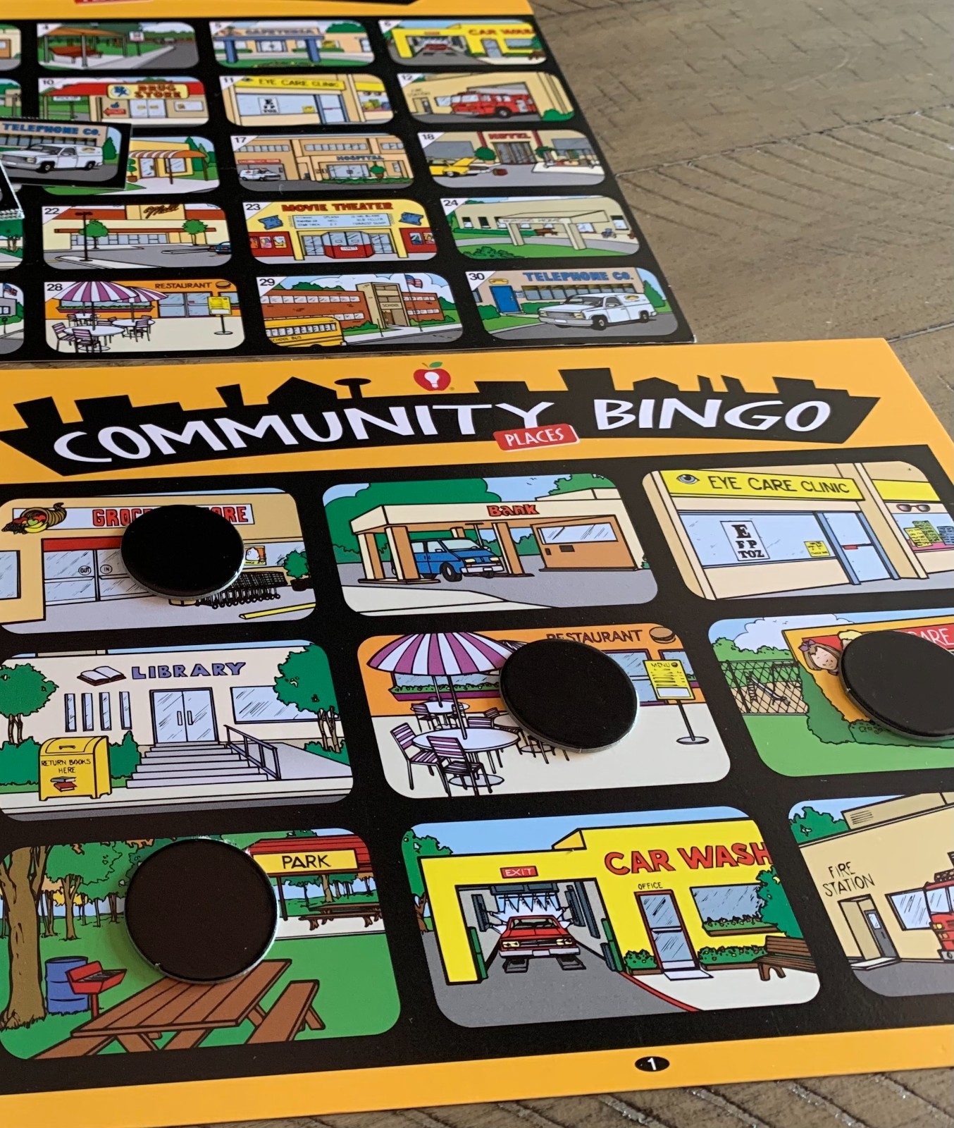 Rare PCI Education Community Bingo Places Game by Janie Haugen | Special Ed