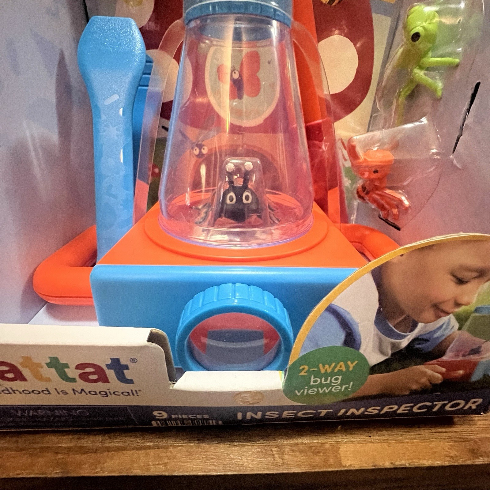 BATTAR Insect inspector Preschool Age- Includes 3Bugs Net Tongs & Inspector-GIFT