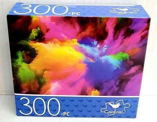 NEW 300PC PUZZLE JIGSAW SET TIKKA POWDERS HANDS COLORFUL EXPLOSION INDIA ART