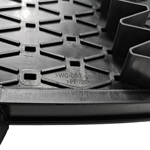 YLT AUTO Front Bumper Cover Lower Grille Cover Replacement Kit Black Guard