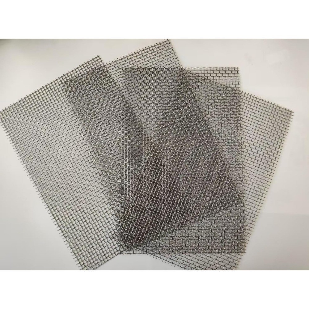 Stainless Steel Mesh 5Mesh with 1MM Wire Dia,4Pack 12x8inch(305x203mm) Hard and