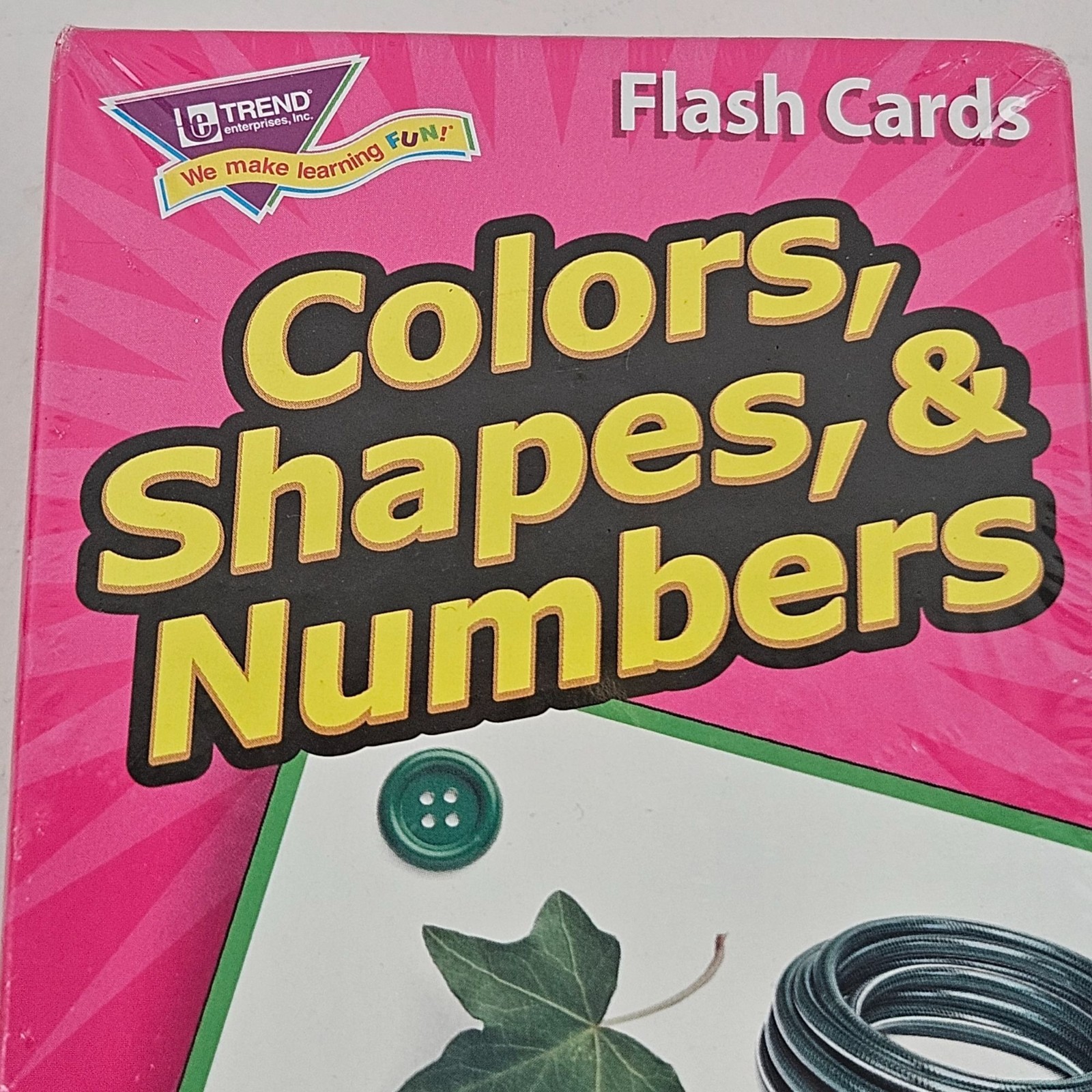 Trend Enterprises Colors Shapes & Numbers Flash Cards Ages 3+ Vintage Sealed
