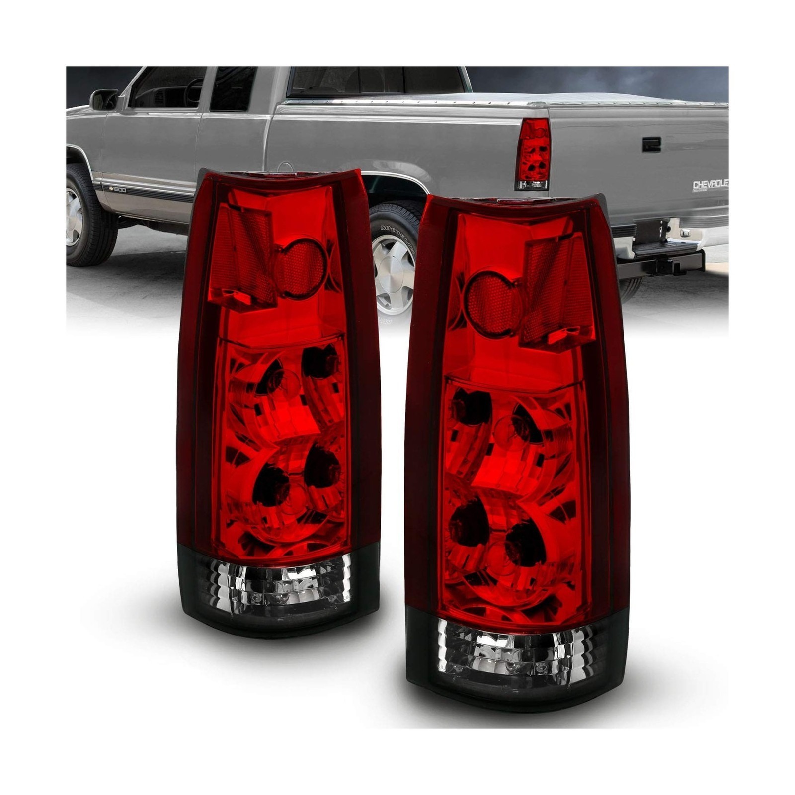 AmeriLite for Chevy GMC FullSize C/K Silverado Sierra Pickup Suburban Crystal…