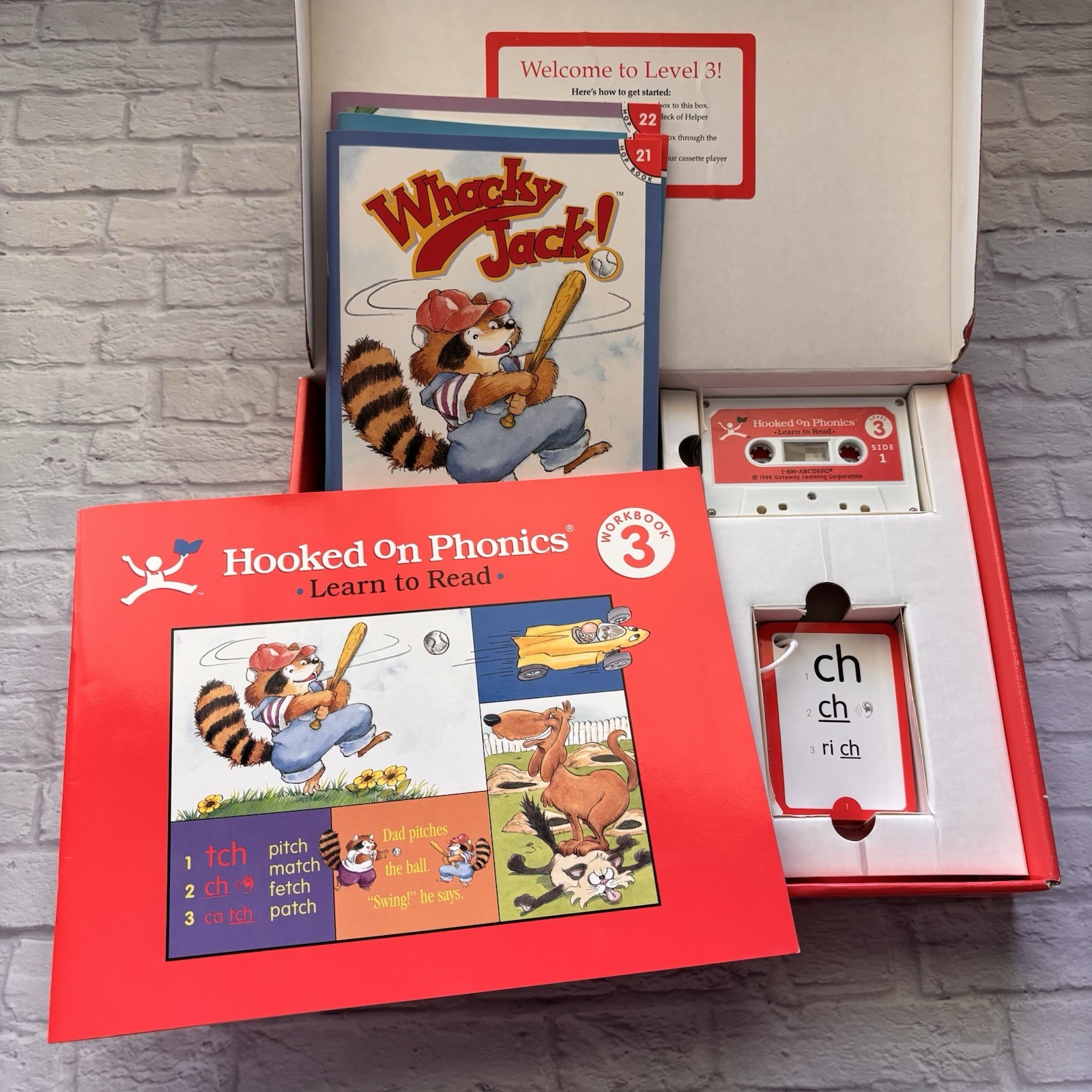 Hooked On Phonics Learn To Read 1998 Level 3 Red Home School Missing Book 19
