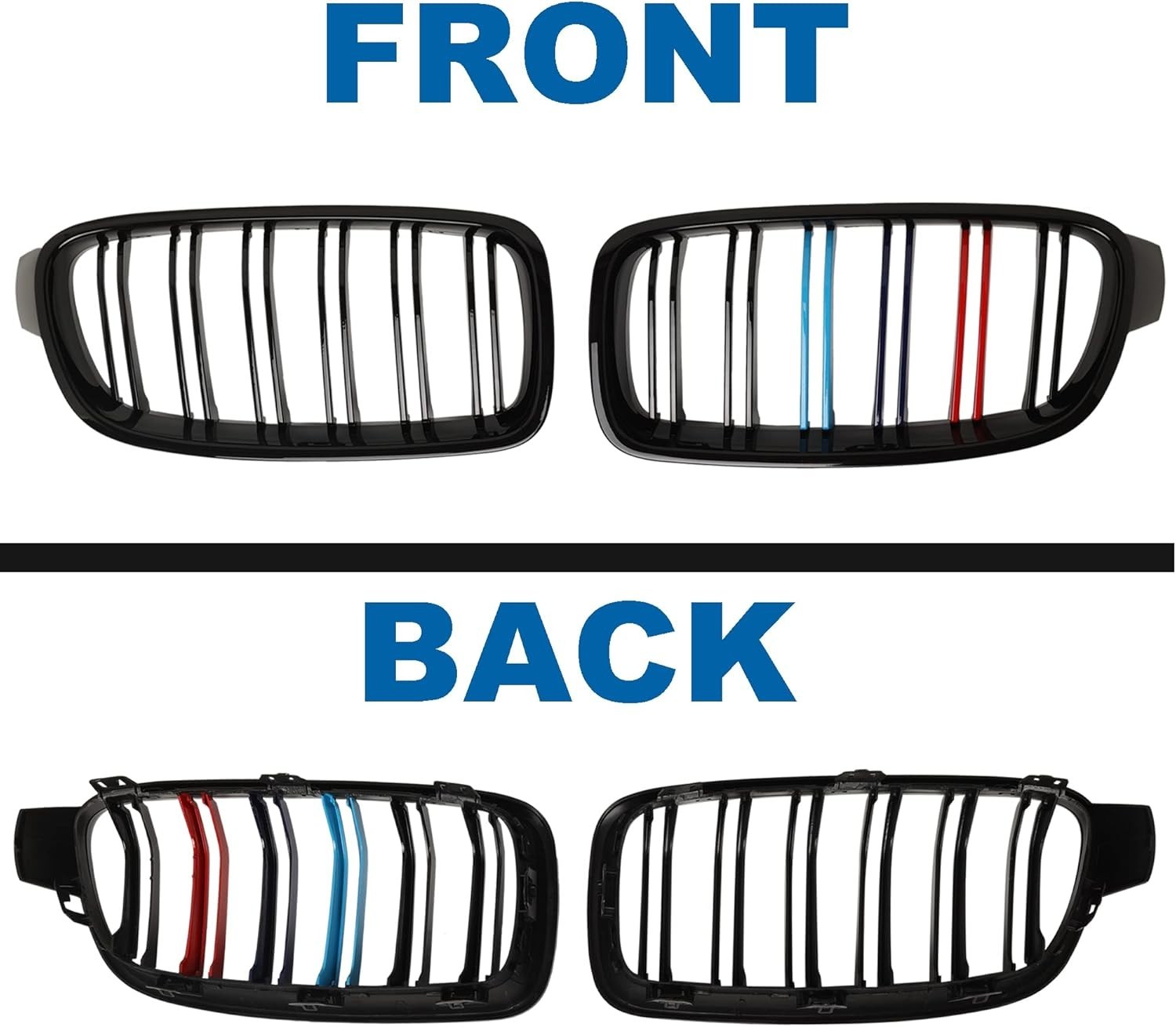 F30 Grille – Front Kidney Color Grill Compatible with BMW 3 series F30 F31 20…