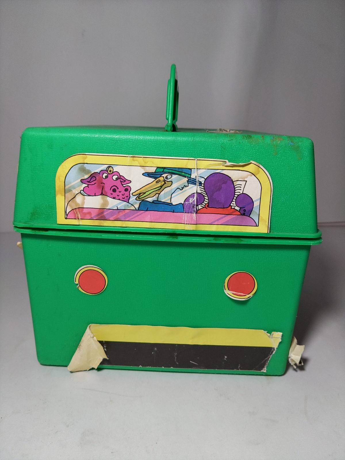 Vintage Sweet Pickles Preschool Program Learning Case Activity Bus With Cards