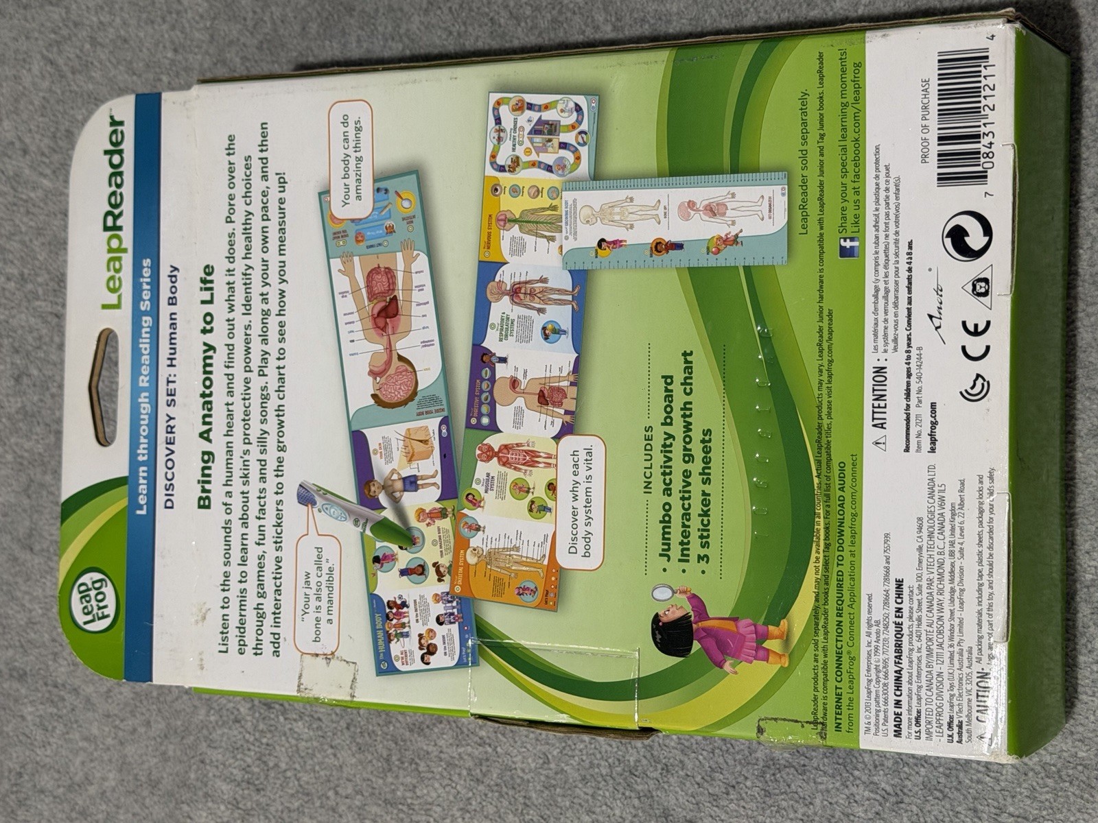 Leapfrog Tag Software Interactive Human Body Discovery Pack 2013