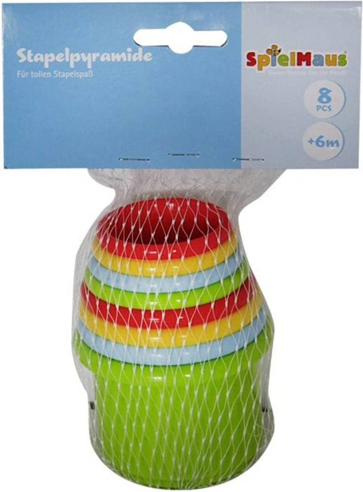 VEDES Großhandel GmbH – Ware Toy Mouse Baby Stacking Cups 8 Pieces