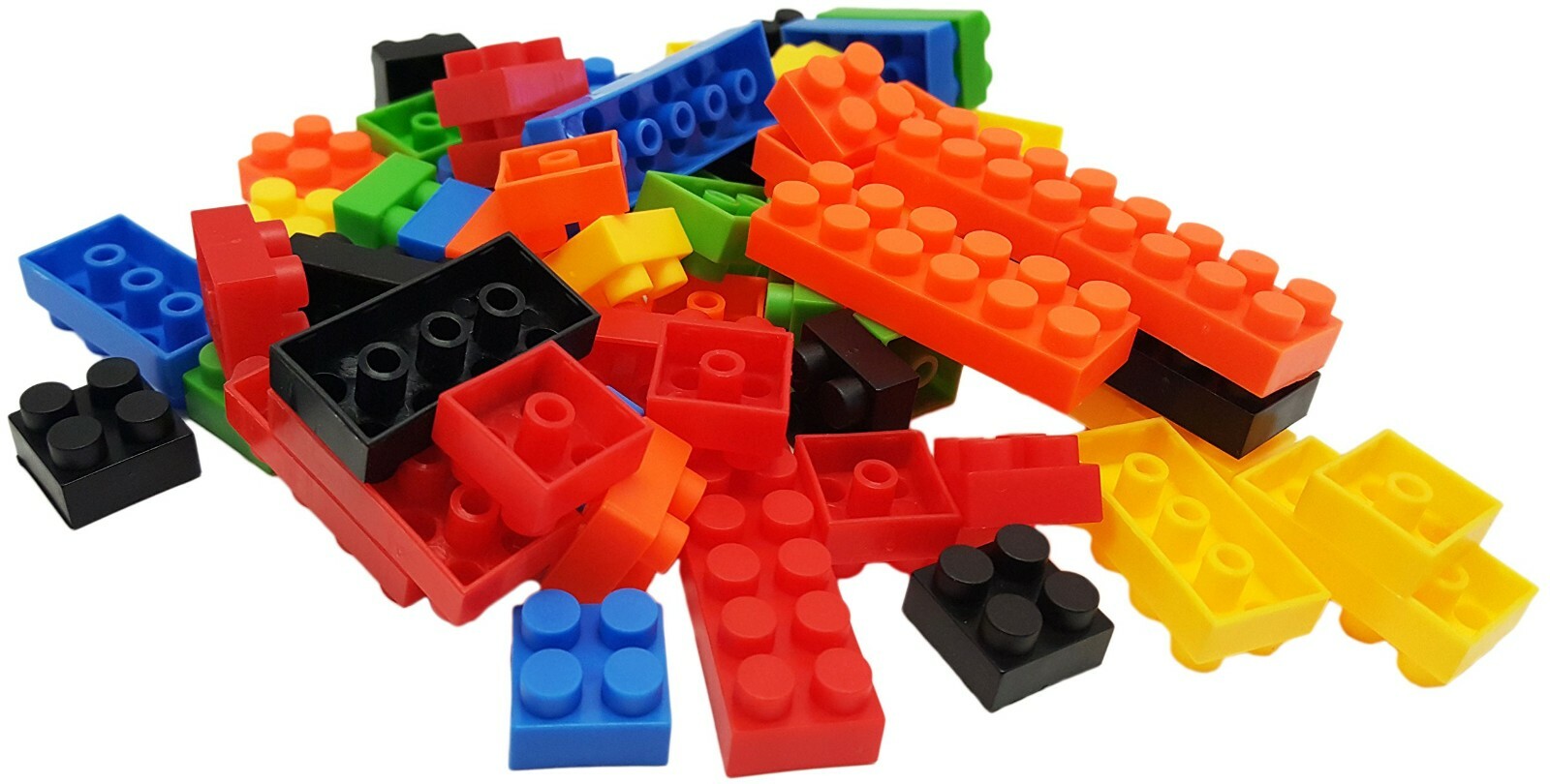 Bulk Set of Building Block Sets – Brick, Table , Armed Circular Style – Assorted
