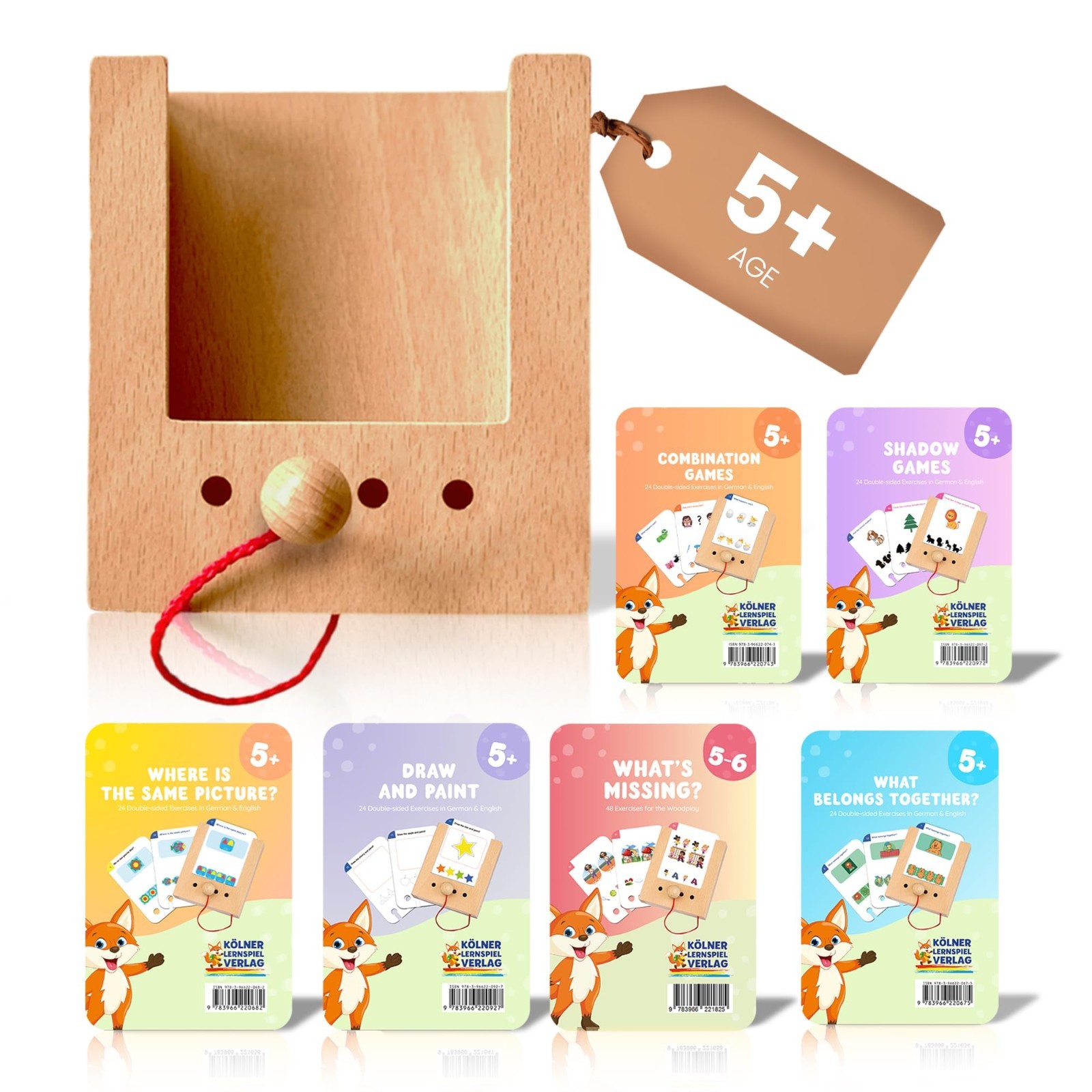 Educational Flash Cards for Kids – 288 Learning Exercises, Montessori Matching G
