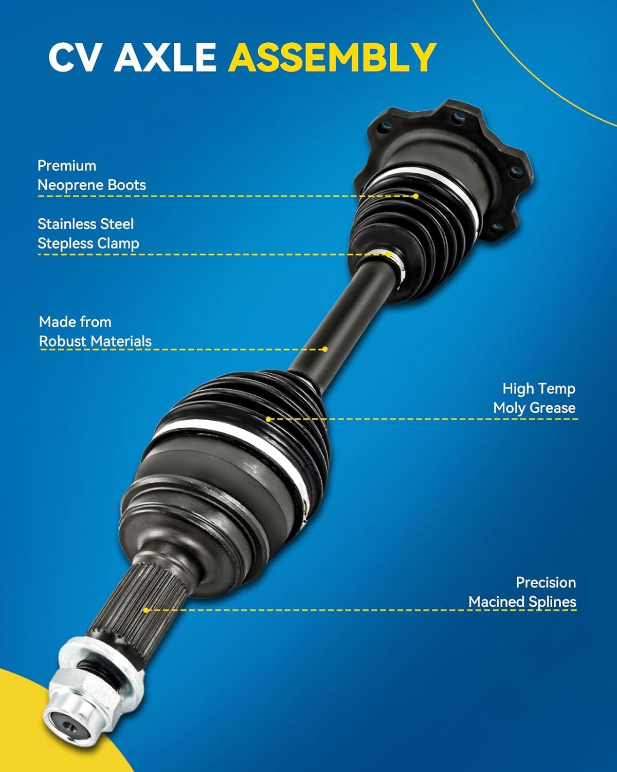 PHILTOP Front Right CV Axle for Range Rover