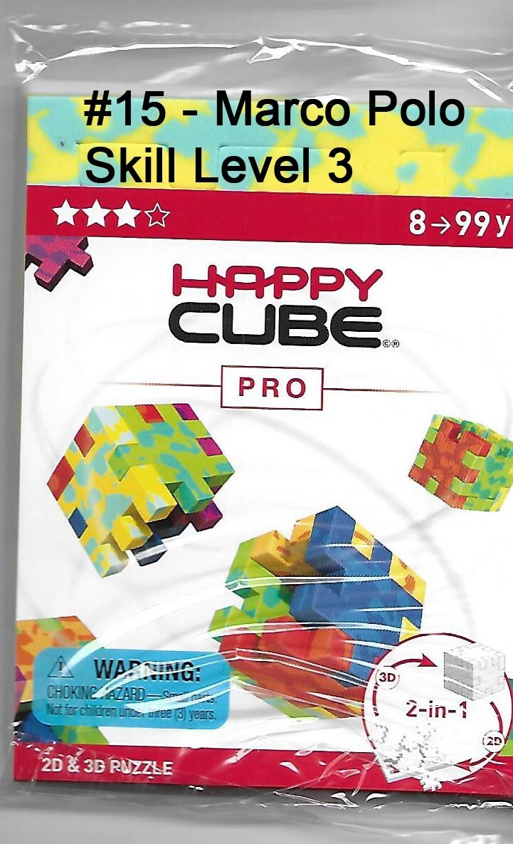 Happy Cube Puzzle Brain Teaser Cube Puzzle 3D Foam Puzzle – 6 styles available