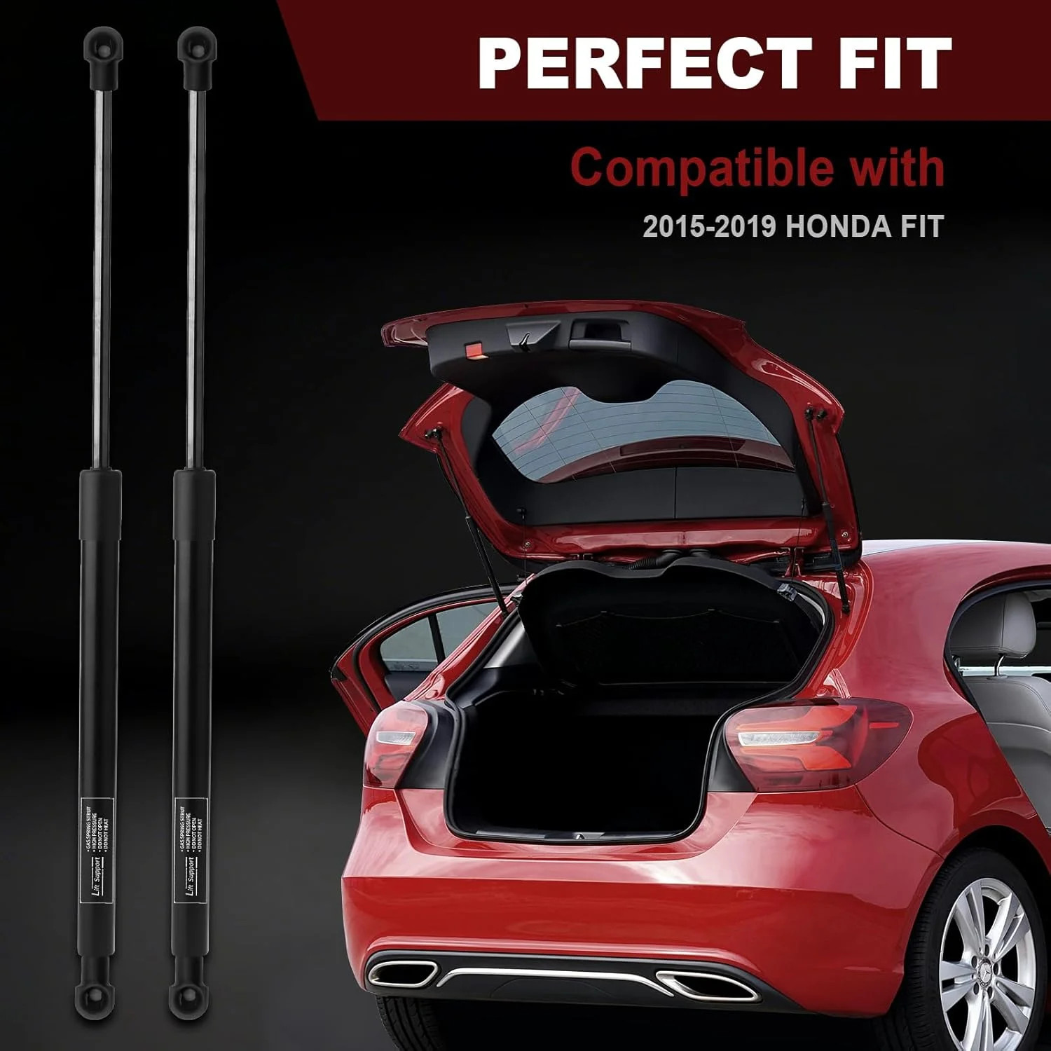 Rear Hatch Struts for 2015-2019 Honda Fit | Heavy Duty Lift Support | Fits 15-19