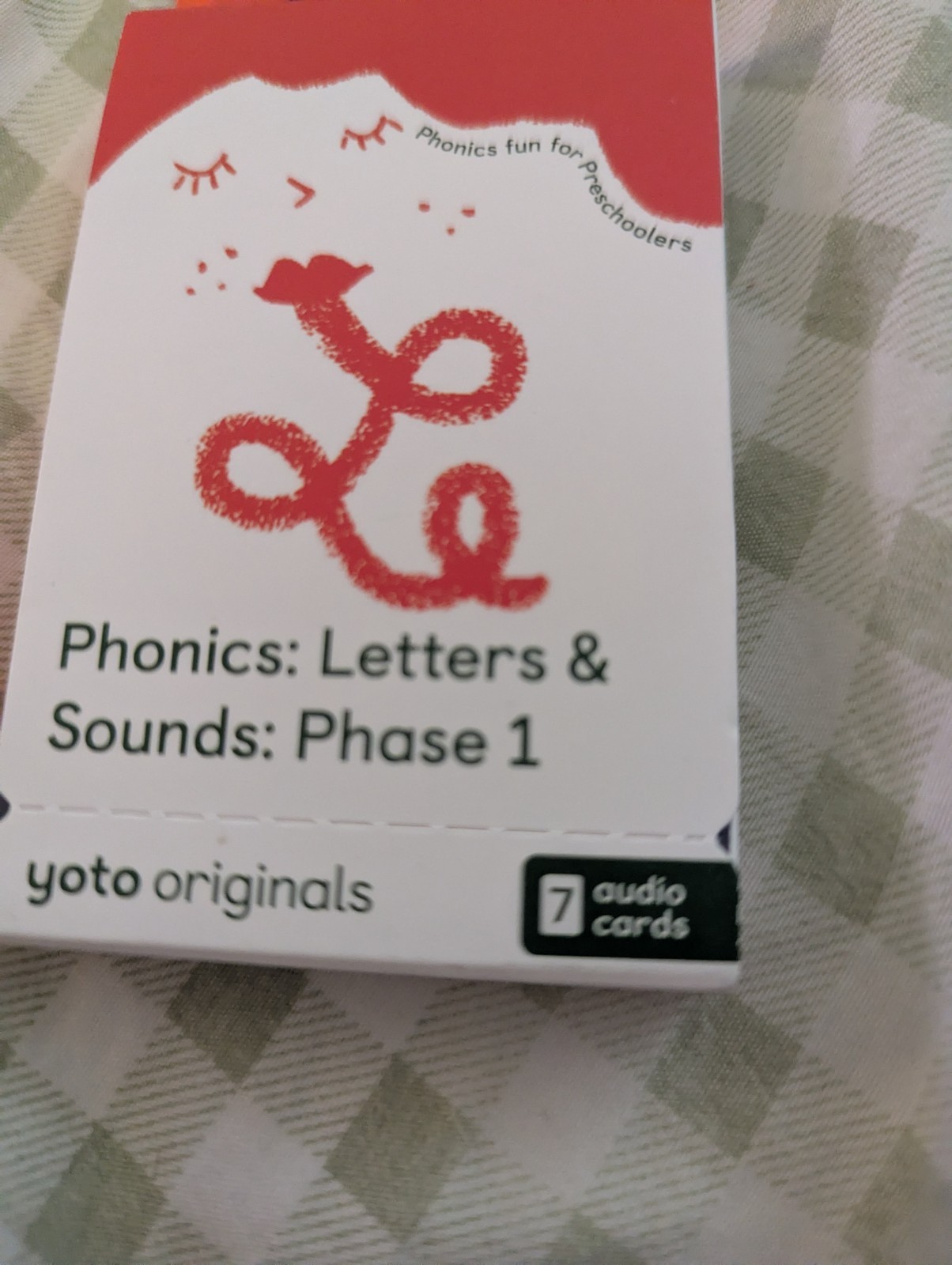 New Yoto Cards Phonics Letters & Sounds: Phase 1, 7 Cards Educational