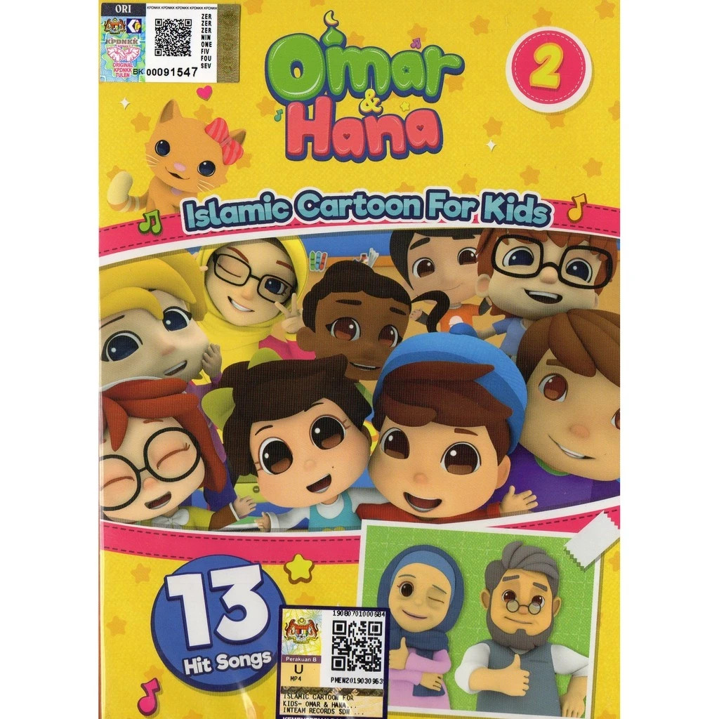 Omar & Hana DVD Islamic Cartoon For Kids Song Children Kids English Video Music