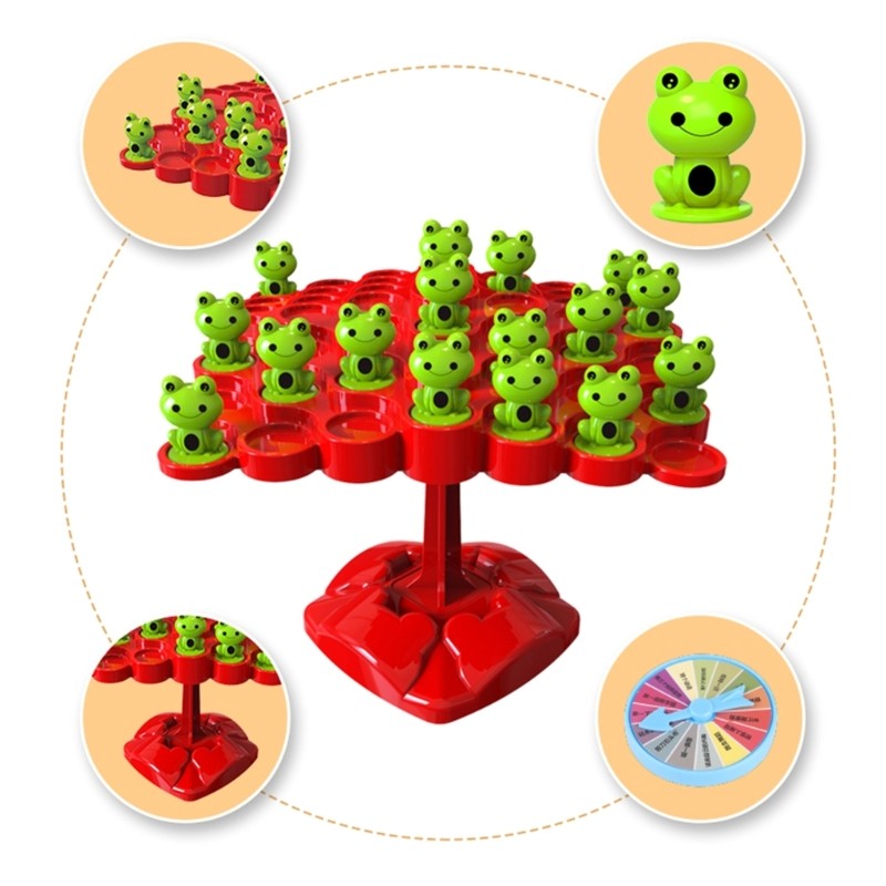Frog Balance Tree Math Game Kids Preschool Learning Counting Toy