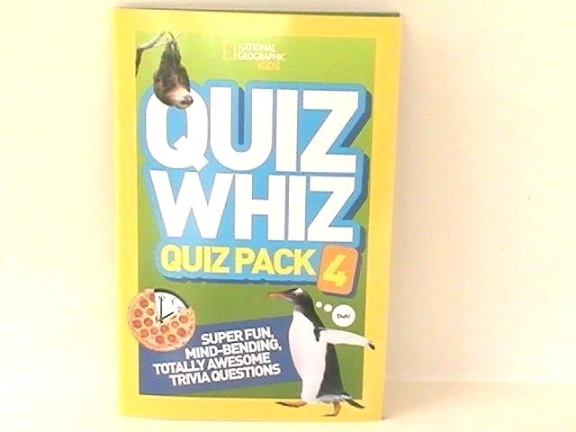 WHIZ KIDS QUIZ Z BOOKS :Super MIND-BENDERS NATIONALGEOGRAPHIC 2-4 Set of 3 NEW