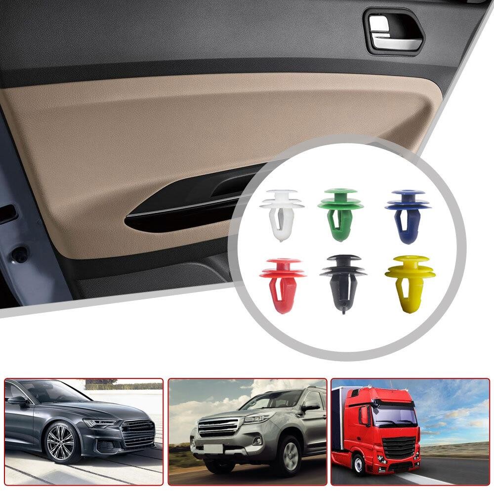 Car Door Panel Clips Fixing Fastener 9mm Hole Car Interior Door Trim 50PCs