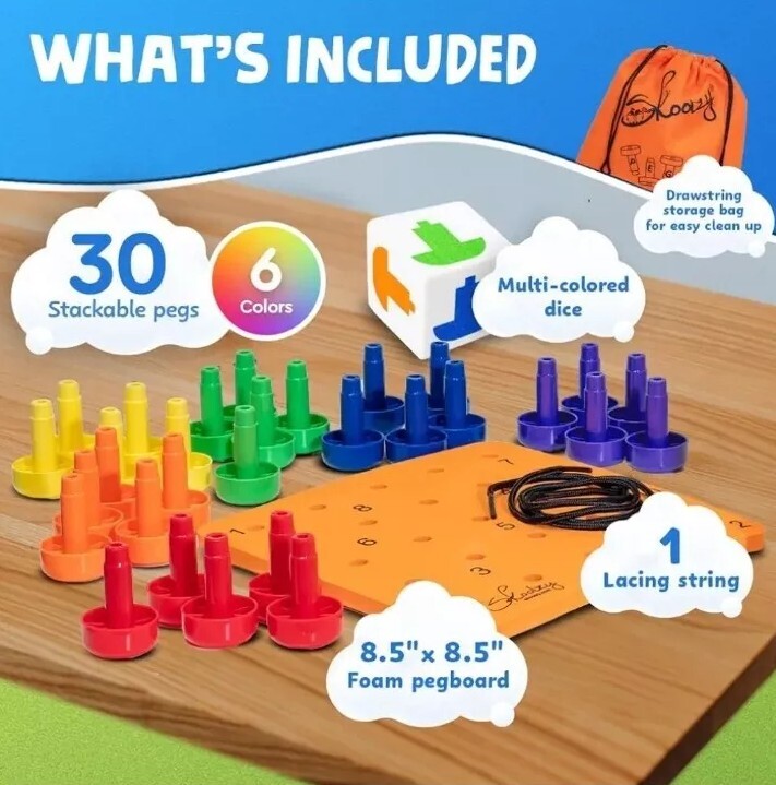 Skoolzy Peg Board Set *24 Months*
