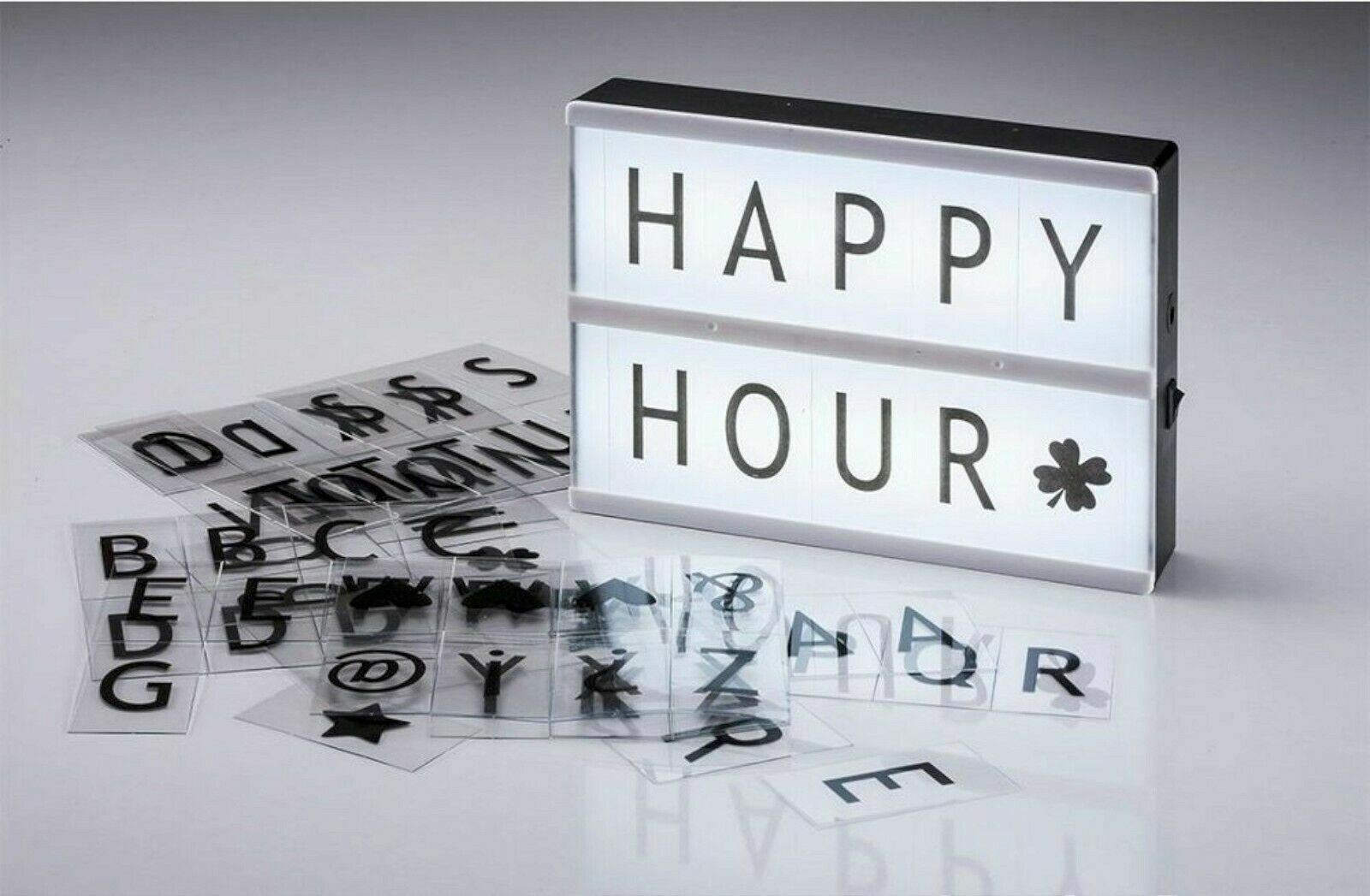NEW Samsonico USA SM-51169 Mini LED Marquee customizable sign letters numbers