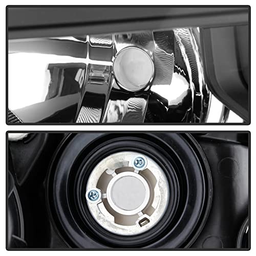 14-20 Toyota 4Runner Halogen Headlights Pair Black Housing Amber Reflector