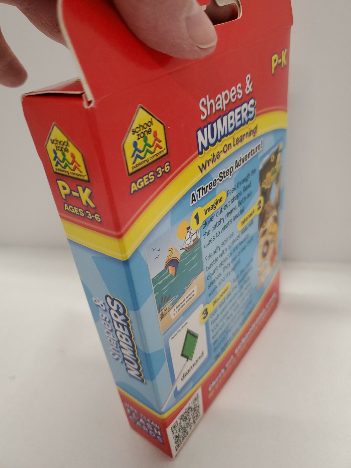 School Zone Get Ready Preschool, 24 Interactive Flashcards. 140 reusable sticker