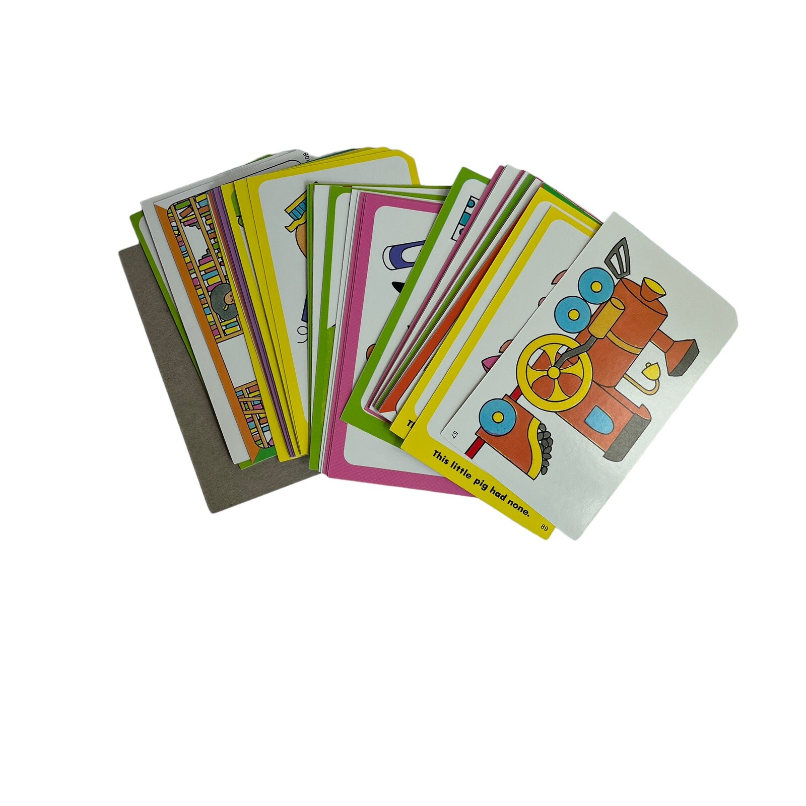 Vintage 1987 Getting Ready For School Flash Cards Golden Step Ahead Preschool