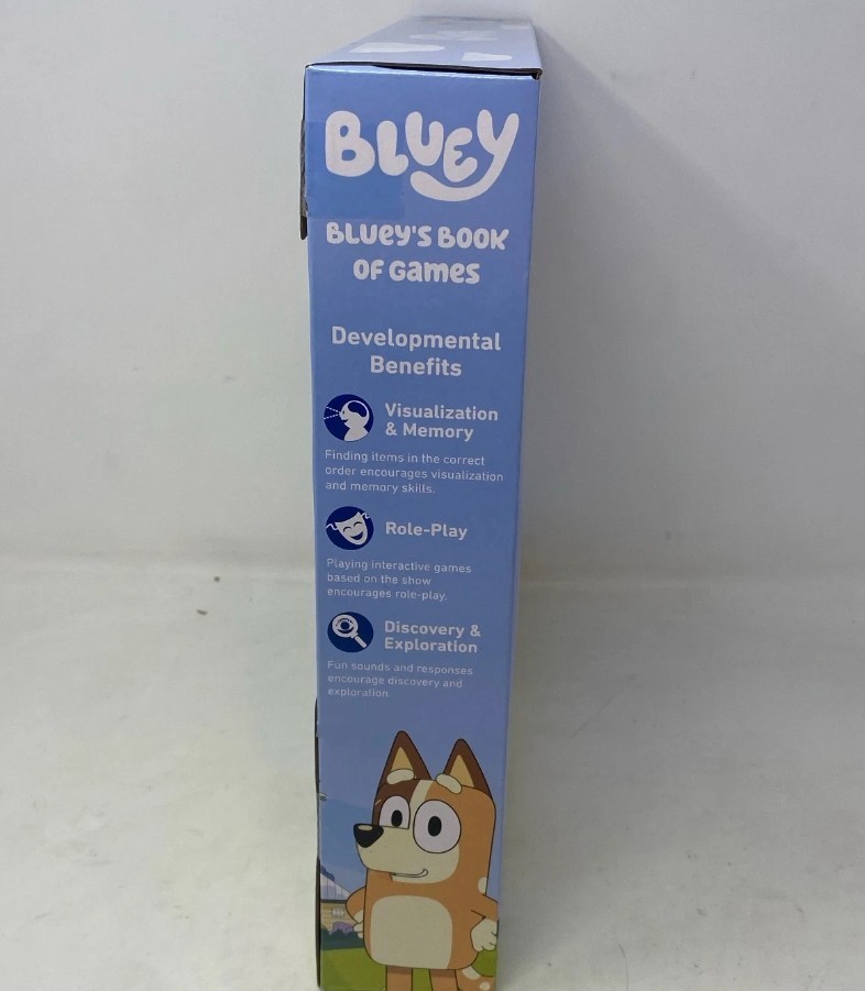 VTech Bluey Book of Games Interactive Toy – 7 Games In One, New