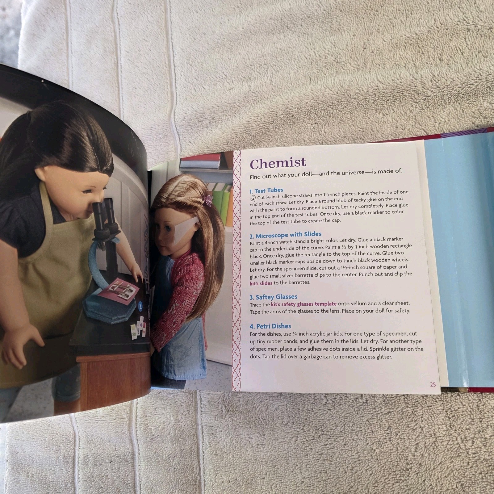 American Girl Doll STEM: Science Technology Engineering Math Activity Book Game