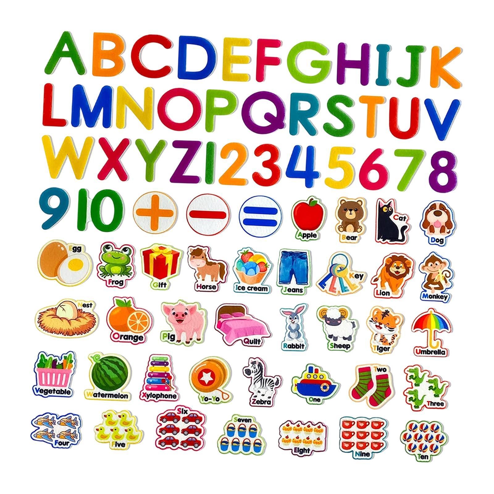 75Pcs Felt Board Story Pieces Set Felt Figures Kit Decoration for Children