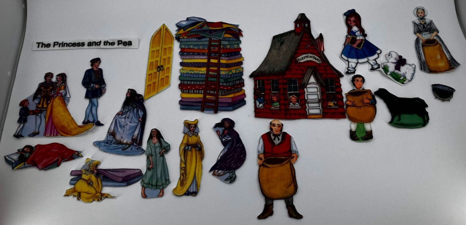 LOT of The Storyteller + Learning Wonders Pre-Cut Felt Nursery Rhyme Stories PoP