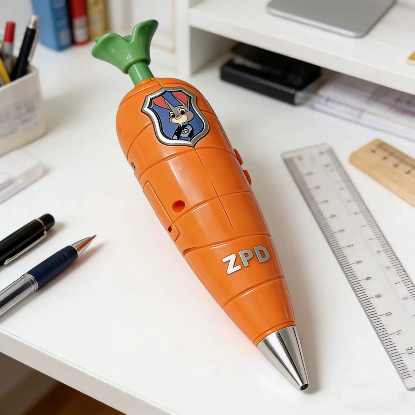 Mini Voice Recorder Pen Carrot Design 60 Second Recording Toy Gift