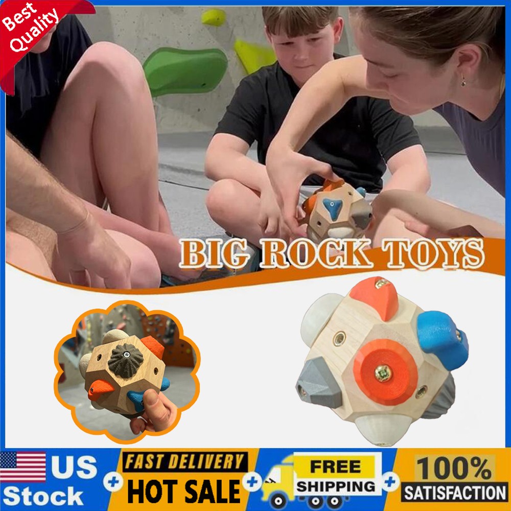 Handcrafted Boulder Block: Build.Strength and Precision, Rock Climbing Training~