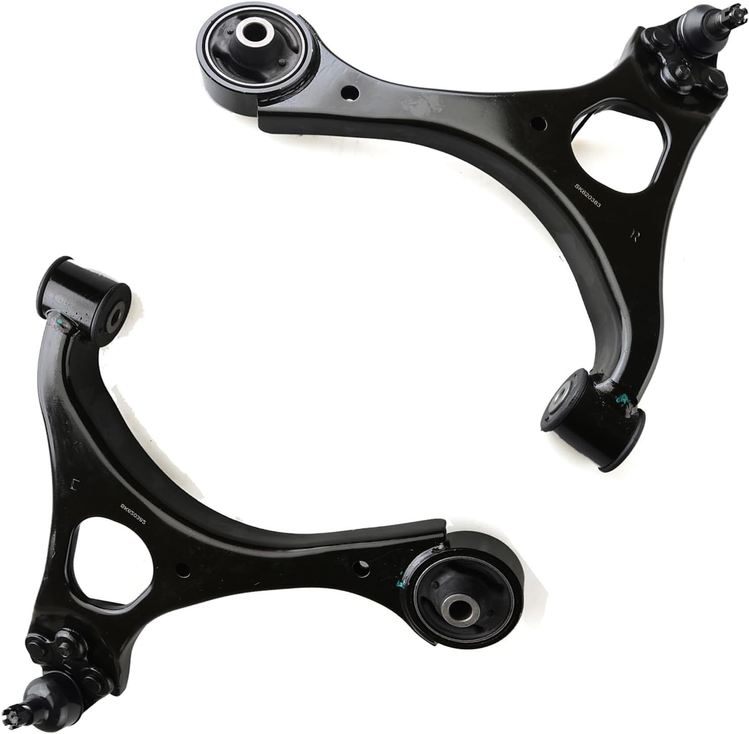 2pc Front Lower Control Arm and Ball Joint Assembly K620382 K620383 for Honda