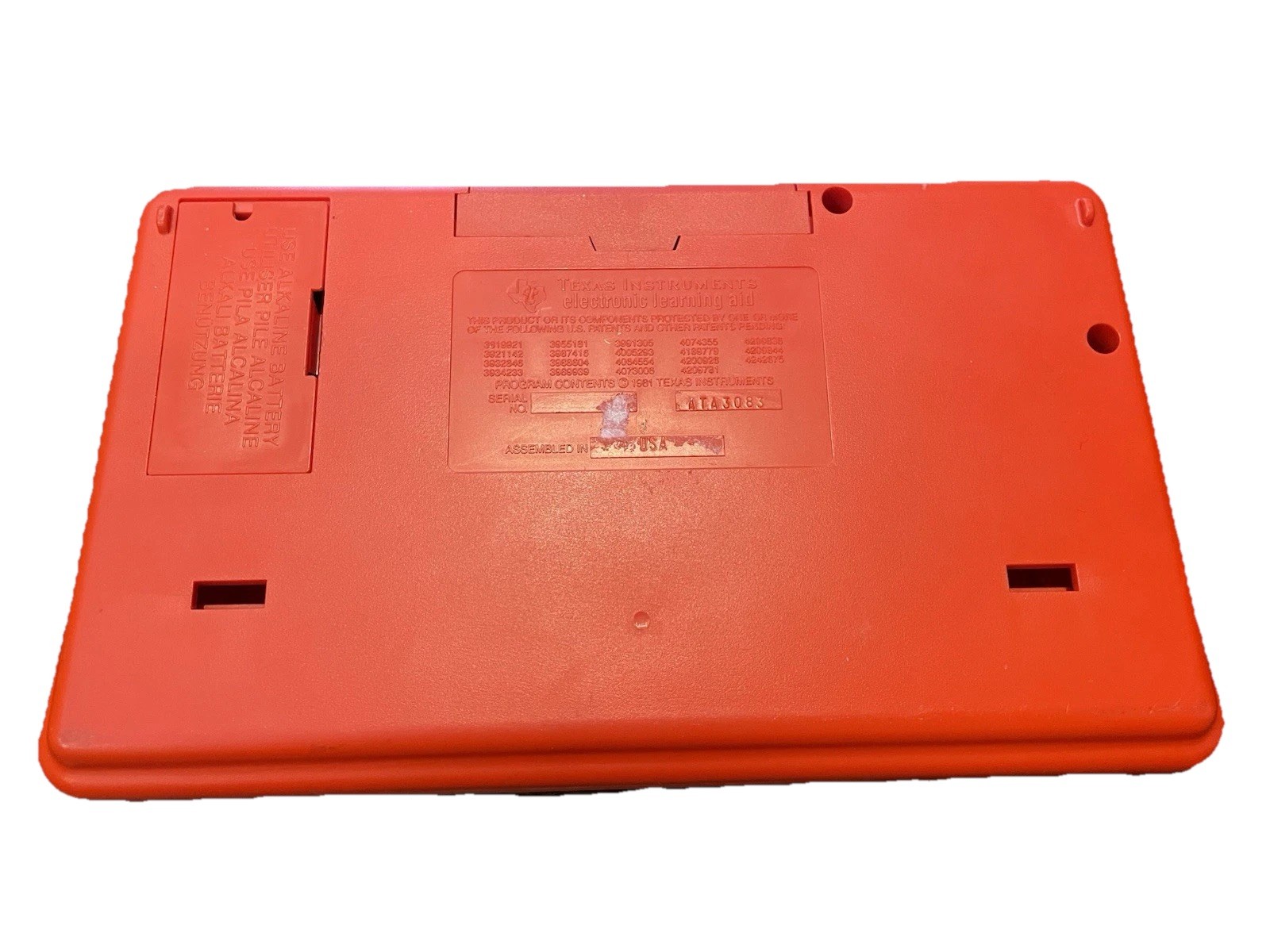 Texas Instruments Speak and Spell Compact Toy Game Vintage Learning Educational