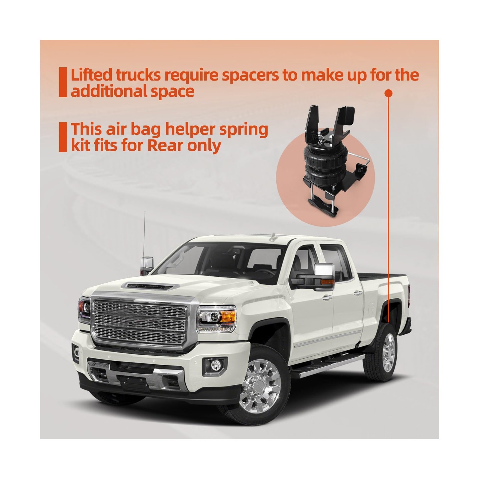 Air Spring Bag Suspension Kit Compatible with 2007-2018 Chevy Silverado 1500 …
