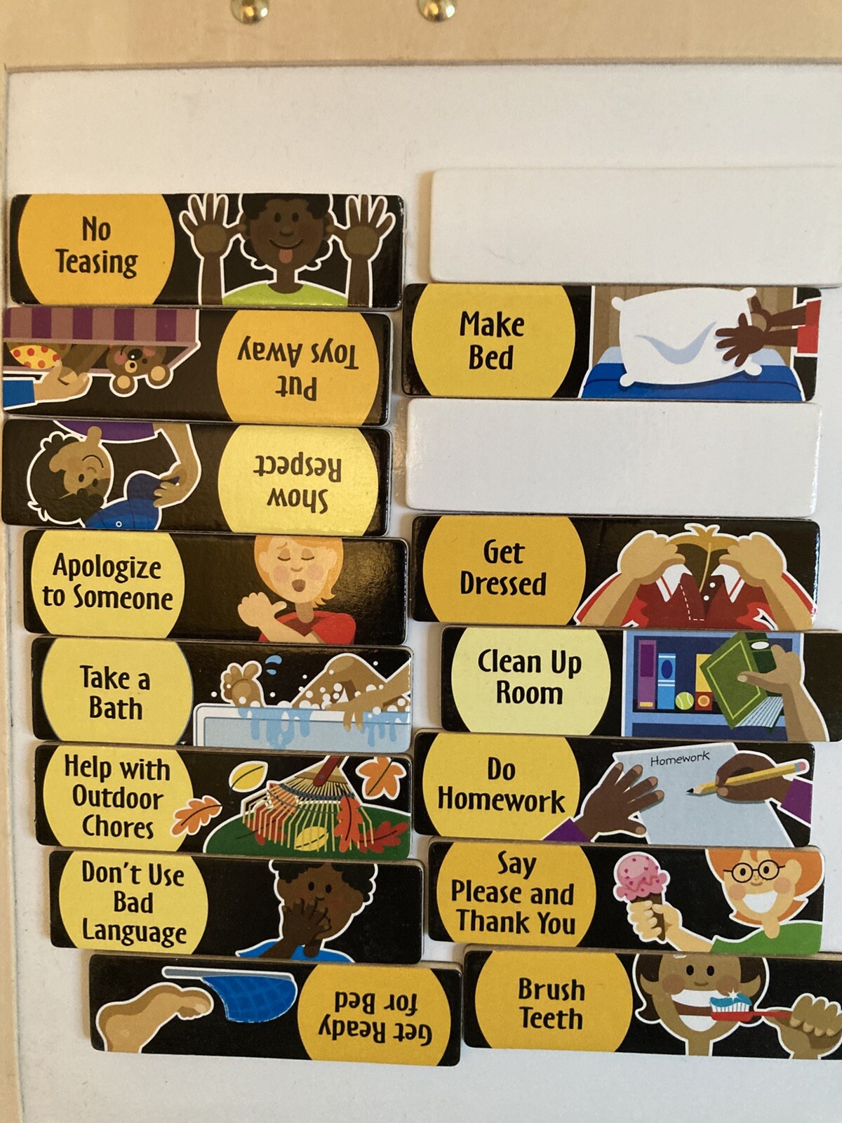 Melissa And Doug My Magnetic Responsibility Chart Kids Educational Organize A18