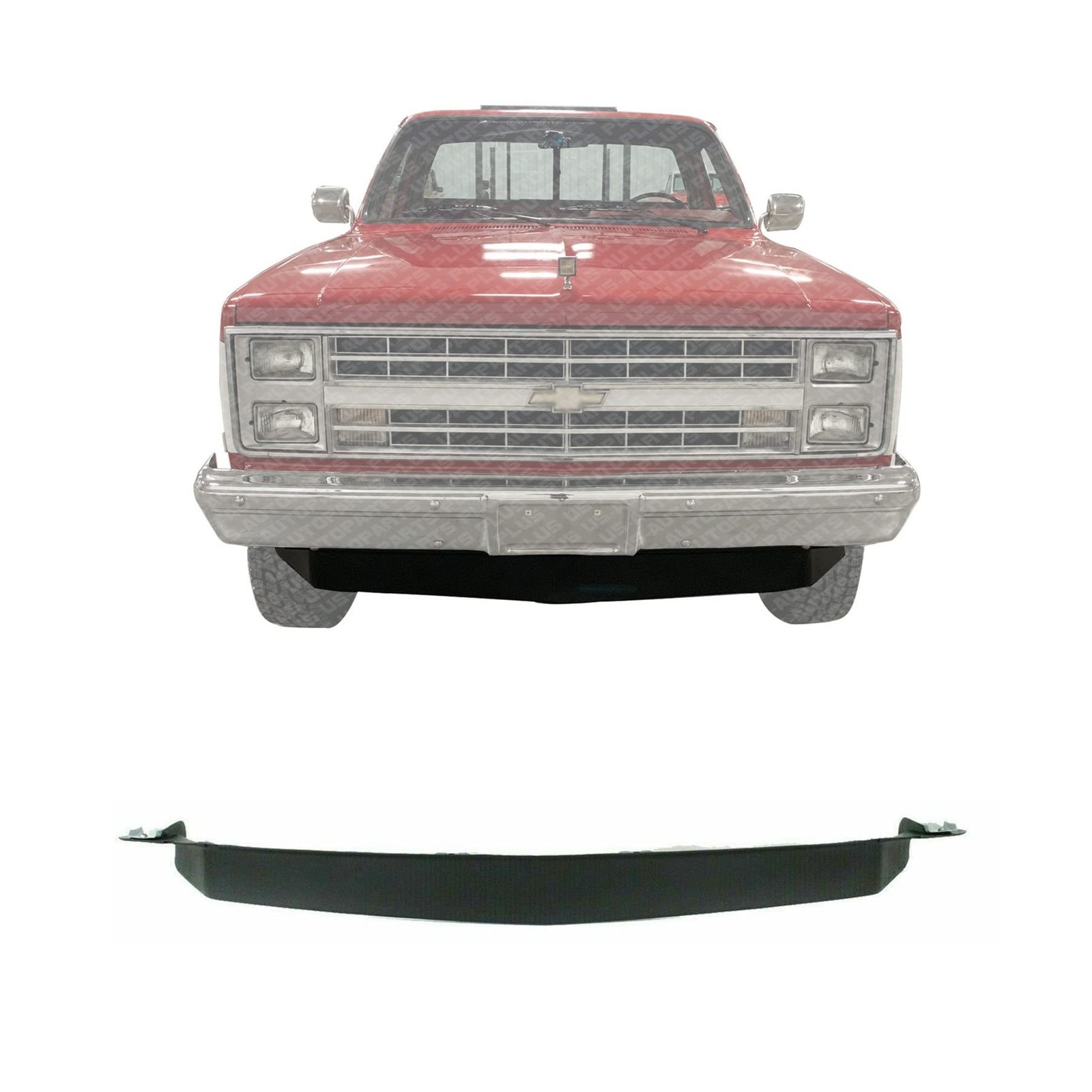 New Front Bumper Lower Valance Air Deflector Primed Direct Replacement For Ch…