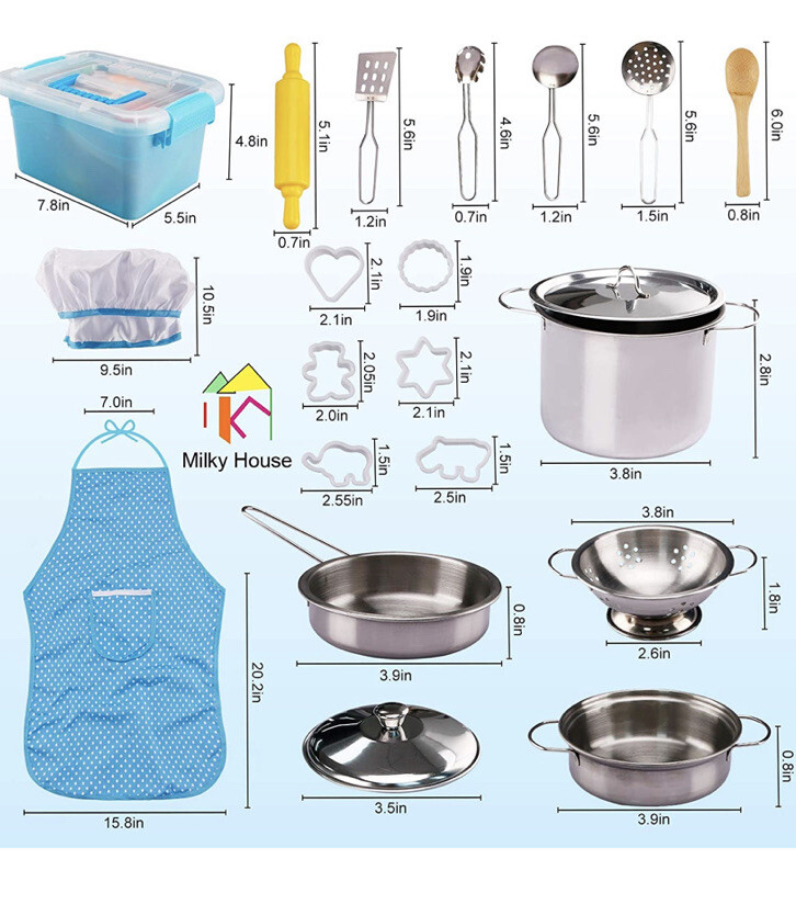 37-piece Kids Deluxe Chef Playset