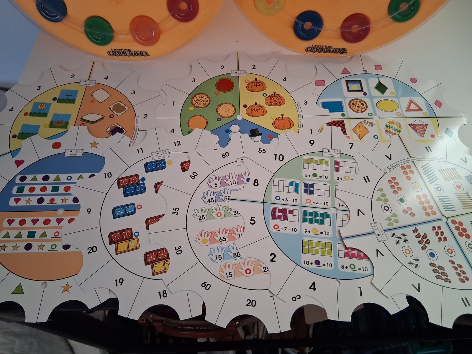Usborne Early Learning Palette 18 Early Numbers Cards 1st Grade Starter Set