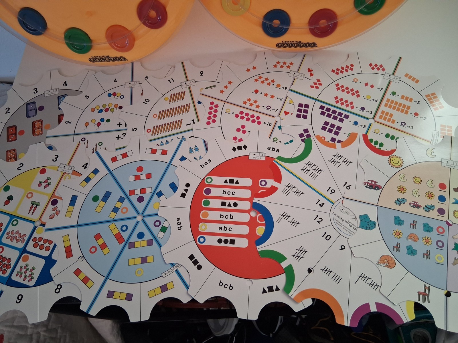 Usborne Early Learning Palette 18 Early Numbers Cards 1st Grade Starter Set
