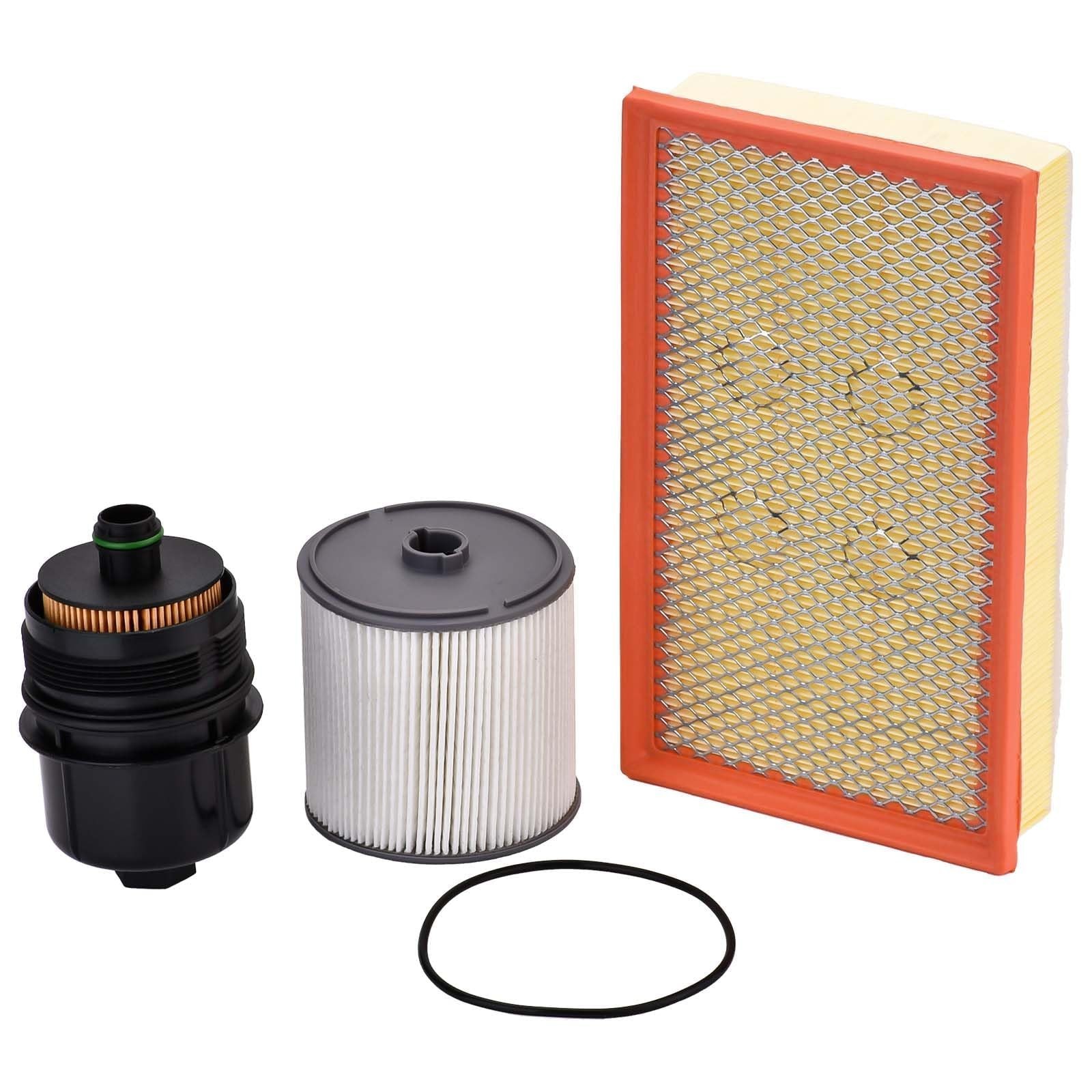 Fuel Oil Air Filter Set Compatible with 3.0L V6 2020-2023 Jeep Wrangler Gladi…