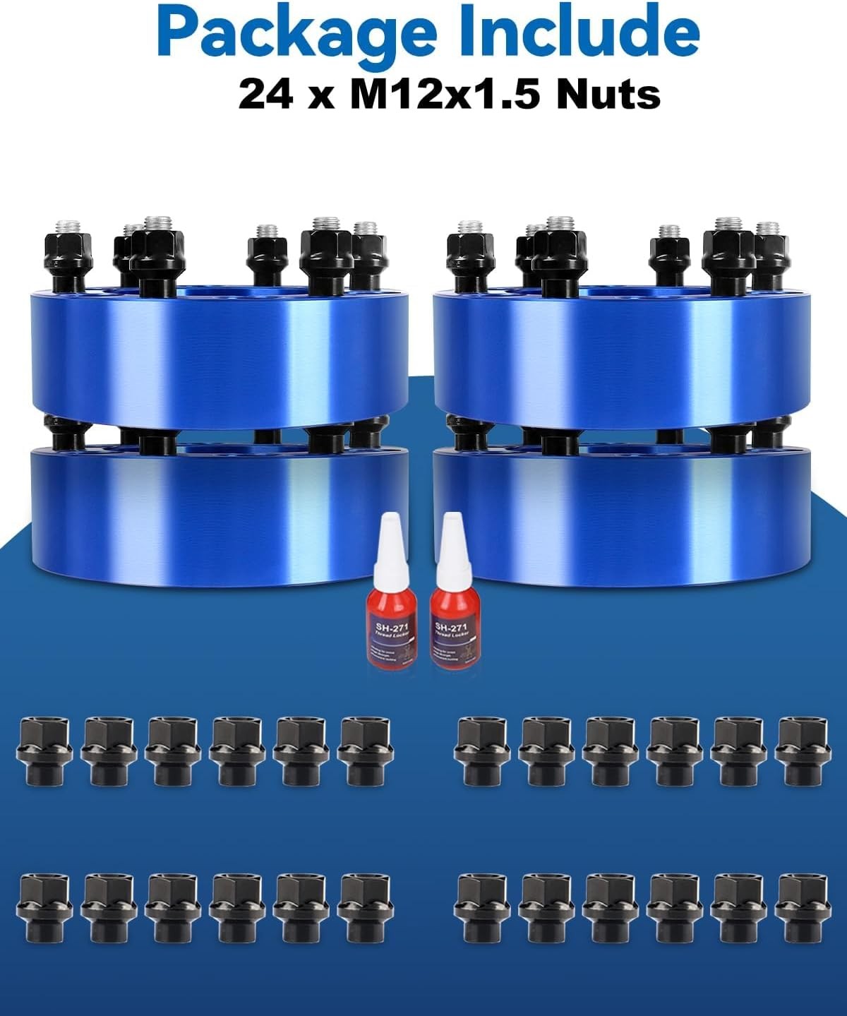6×5.5 2″ Wheel Spacers Fit for Tacoma 4Runner Tundra FJ Land Cruiser, 6×139.7…