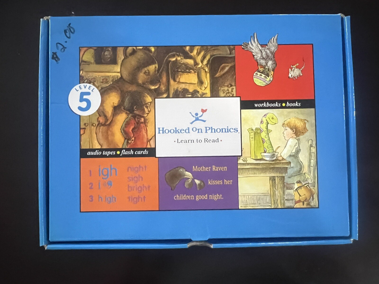 INCOMPLETE!! READ!! HOOKED ON PHONICS LEARN TO READ LEVEL 2 3 & 5 BOOK CD TAPE